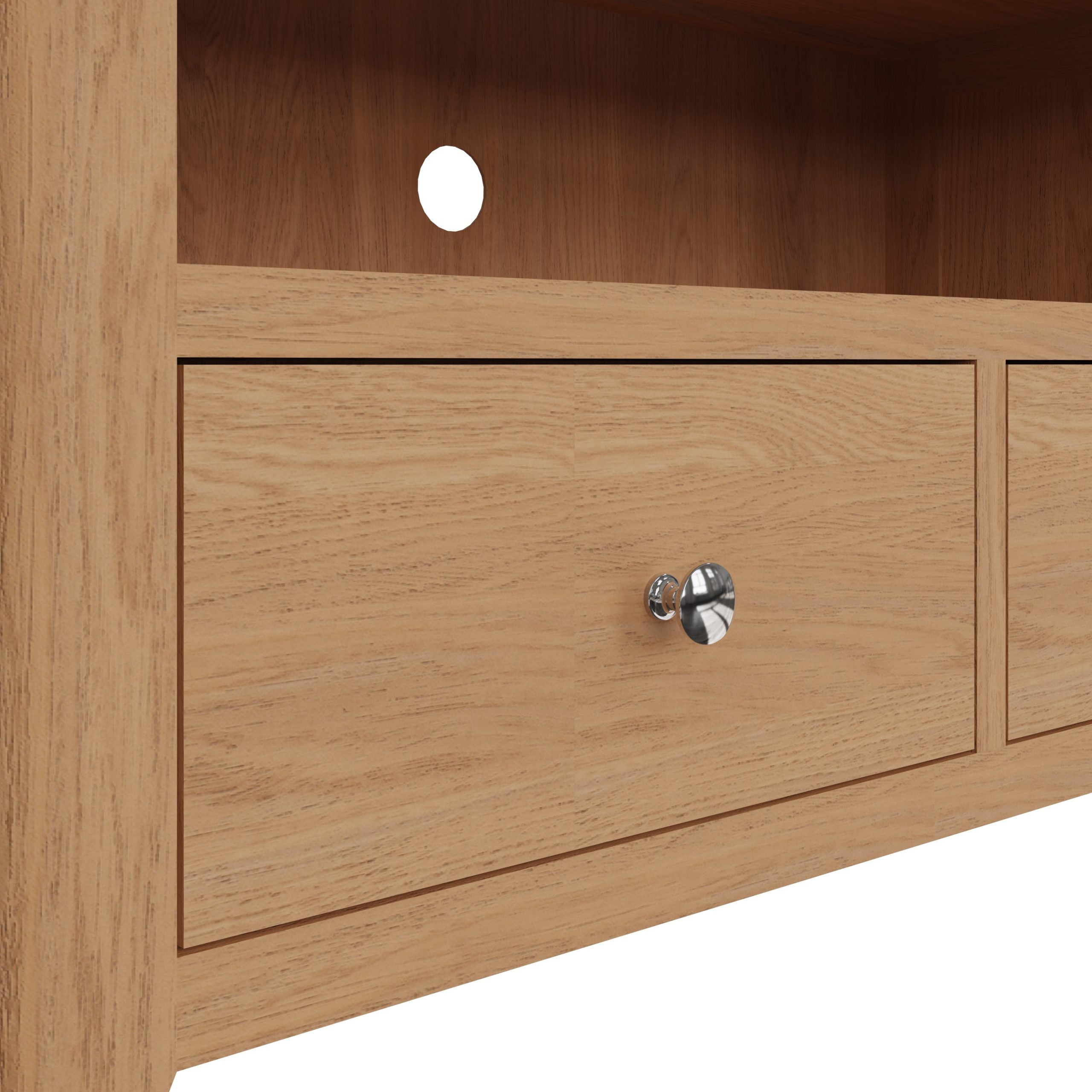Contemporary Oak TV Stand - Image 7