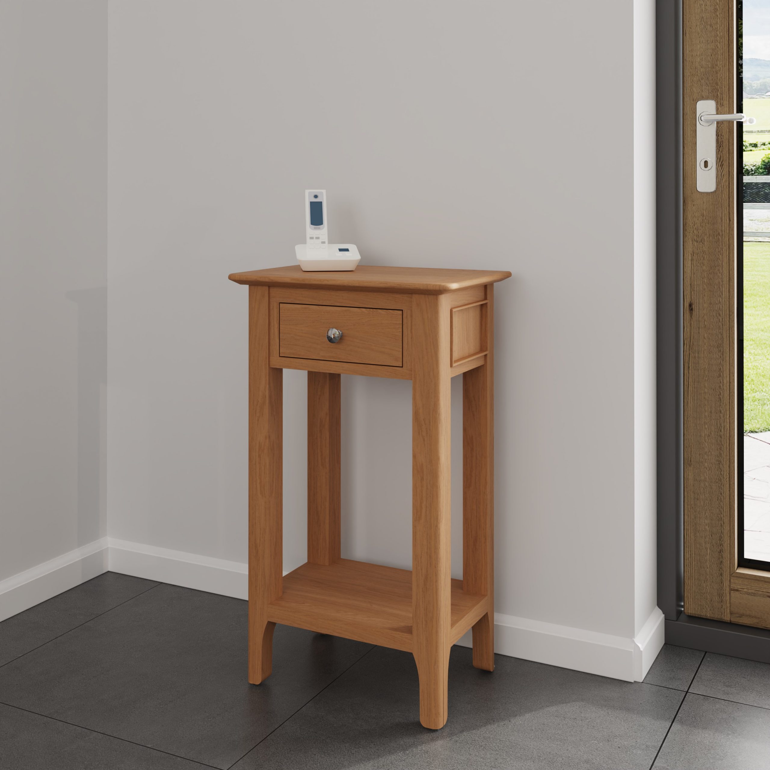 light oak side tables