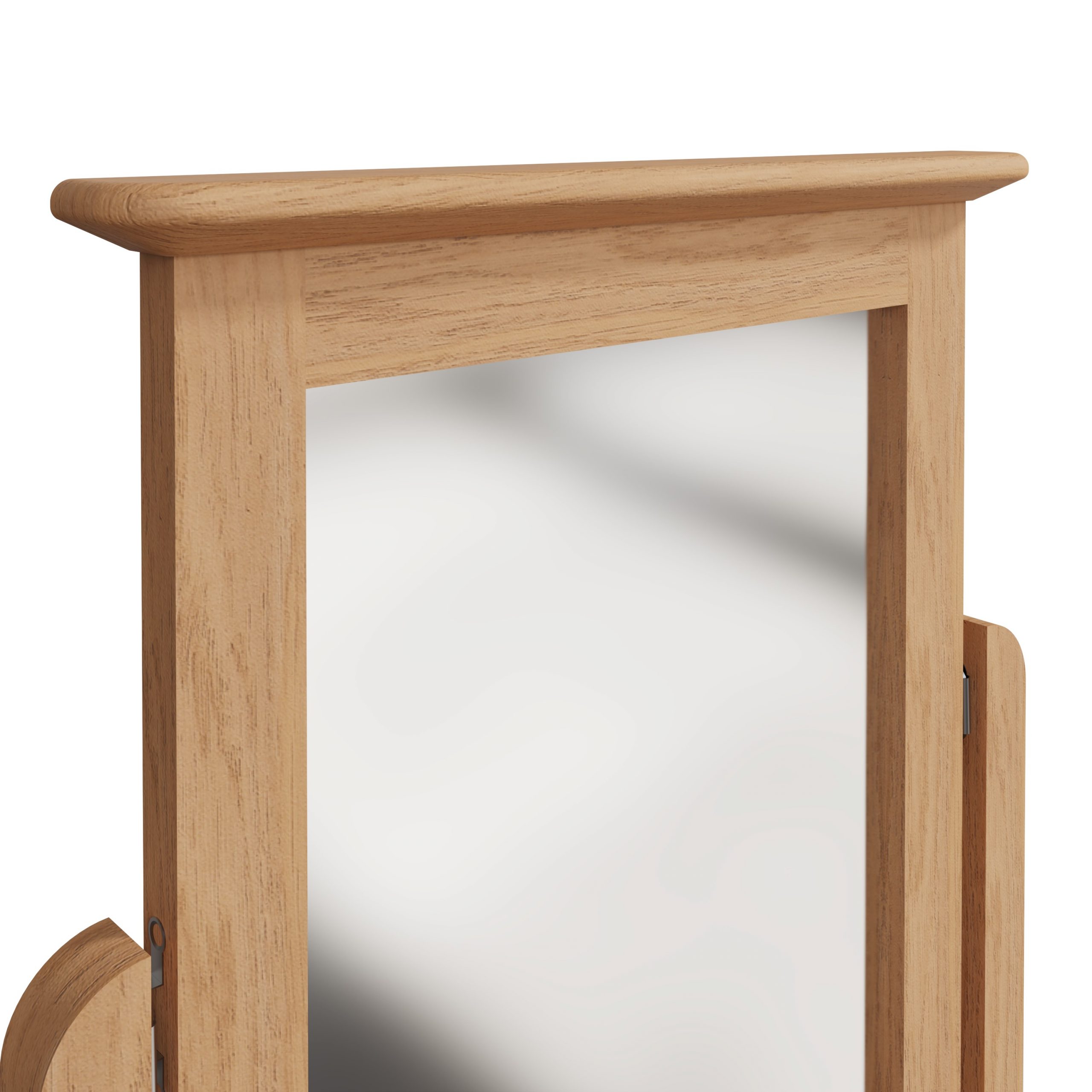 Reflect in Style: Light Oak Dressing Table Mirror - Image 3