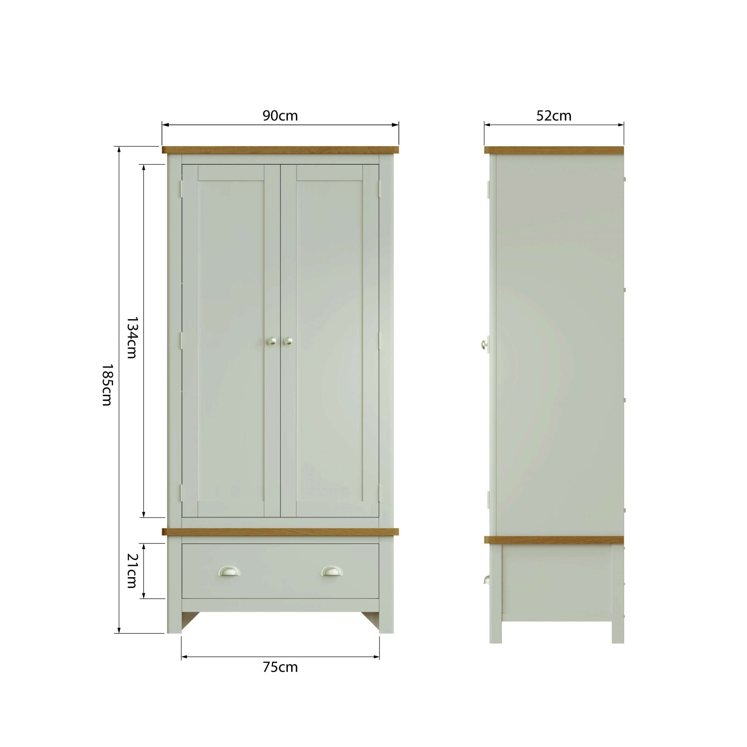 2 Door Gents wardrobe - Image 9