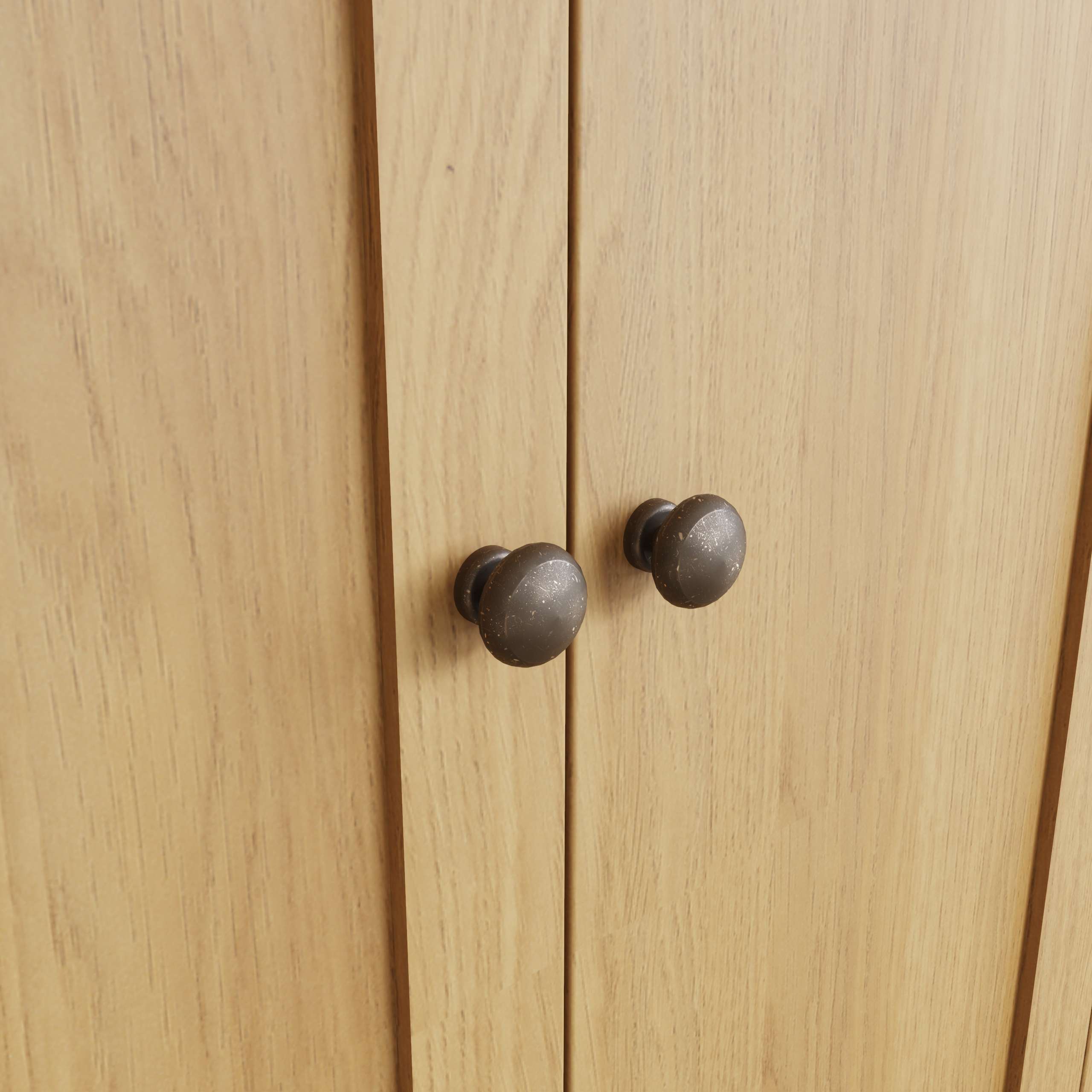 Oak Two Door Wardrobe - Image 6