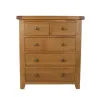 Rustic Oak Chest of Drawers