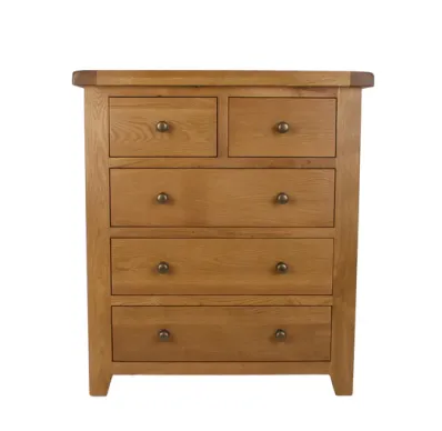 Rustic Oak Chest of Drawers