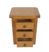 Rustic Oak Bedside Cabinets - Image 6