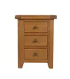 Rustic Oak Bedside Cabinets