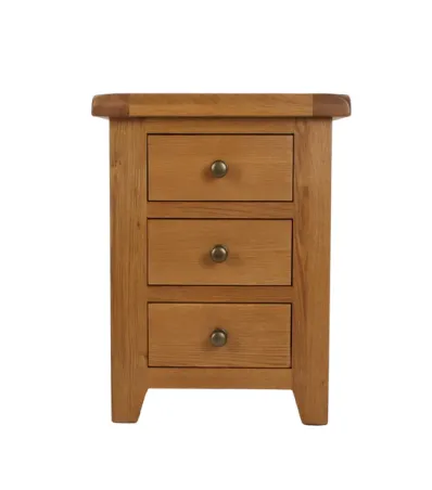 Rustic Oak Bedside Cabinets