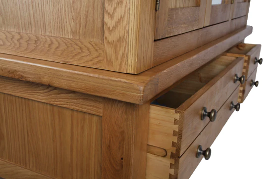 Wardrobe 3 Door Oak - Image 7