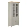 grey display cabinet