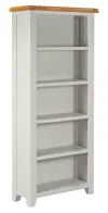 oak grey bookcase