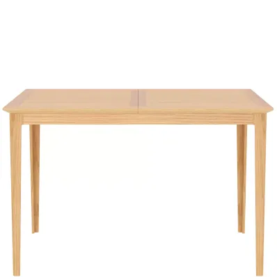 Light Oak Extended 120Cm To 160Cm Dining Table