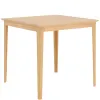 Light Oak Square Dining Table - Image 3
