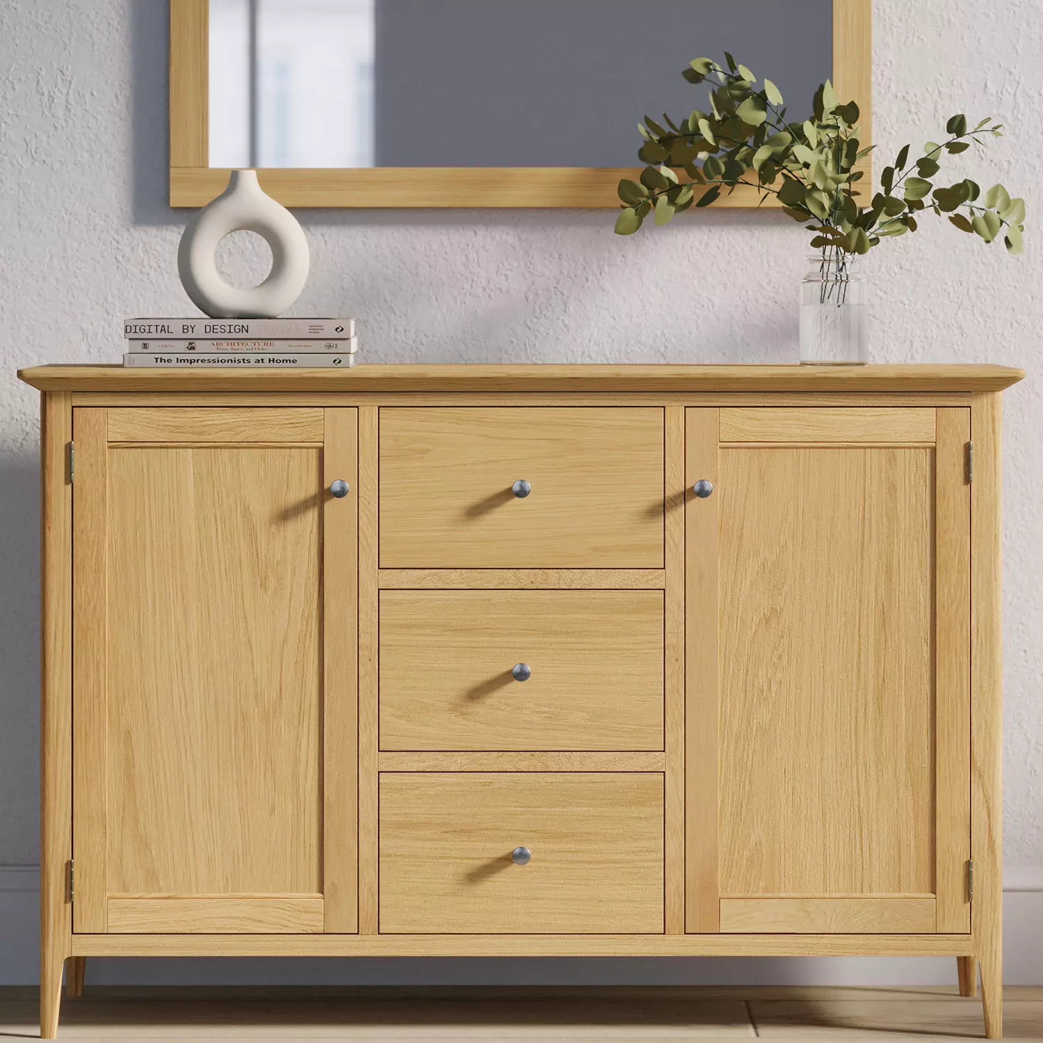 London Oak Modern Sideboard Oak