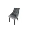 Velvet Grey Dining Chairs - Image 10