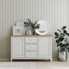 Light Grey Painted 2 Door 3 Drawer Sideboard