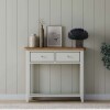 Light Grey Painted Console Table