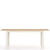 Light Grey Painted Extending Dining Table 200cm - Image 2