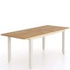 Light Grey Painted Extending Dining Table 200cm - Image 4