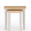 Light Grey Painted Nest of 2 Tables