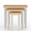 Light Grey Painted Nest of 3 Tables - Image 2