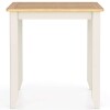 Light Grey Painted Square Dining Table