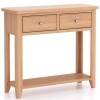 Natural Oak Console Table
