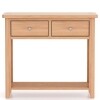 Natural Oak Console Table - Image 4