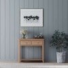 Natural Oak Console Table