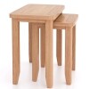 Natural Oak Nest of 2 Tables - Image 2