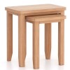 Natural Oak Nest of 2 Tables