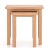 Natural Oak Nest of 2 Tables - Image 4
