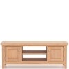 Natural Oak Wide TV Cabinet - Image 4