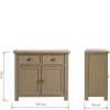 Smoked Oak Small Sideboard - Image 5
