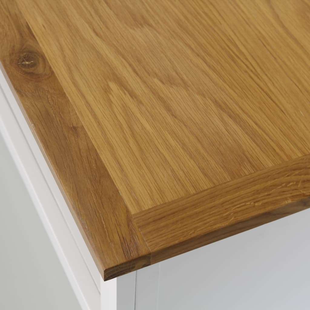 White And Oak TV Unit - Image 2