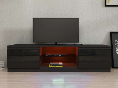 Tv units black gloss