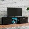 Black High Gloss Tv Stand for 75 Inch - Image 3