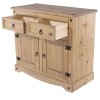 Wooden Sideboard Pine 2 door