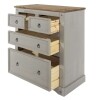 2+2 Chest Of Drawers Grey