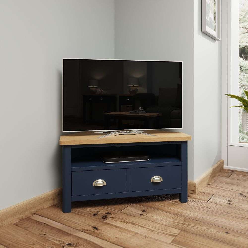 TV Unit Oak Corner