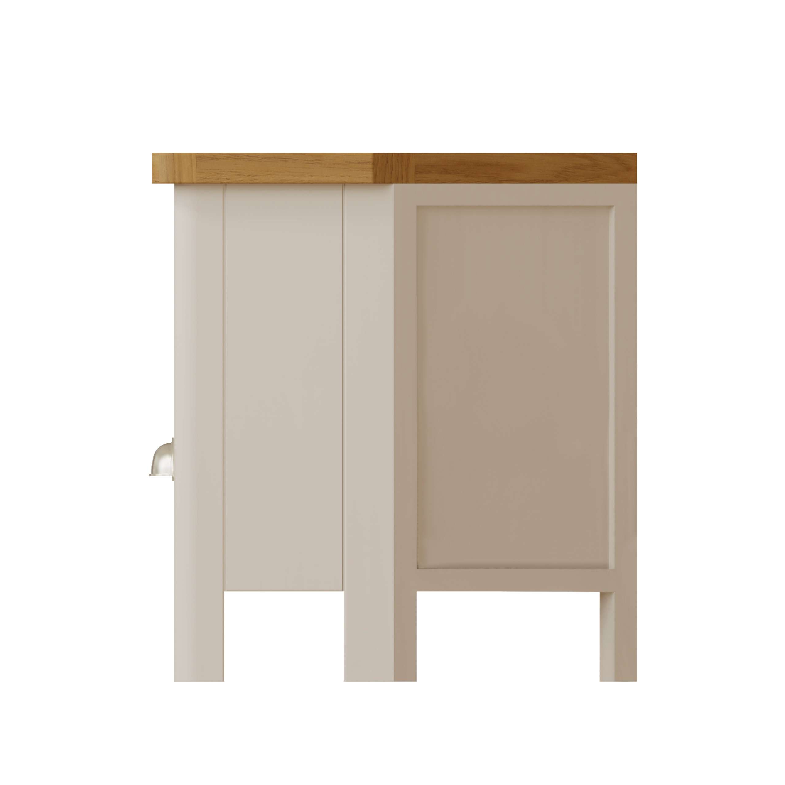 Corner Tv Unit Oak and Grey - Image 6