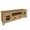 Large Oak TV Unit