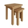 Oak Nest of Tables