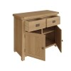 Oak 2 Door 2 Drawer Sideboard
