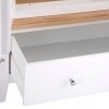 2 Door Oak Wardrobe with Ivory White Painted Body and Oak Top - Image 9