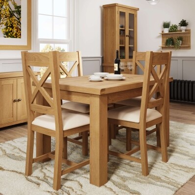 dining table rustic oak