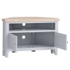 Grey Corner TV Unit