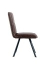 Dining Chair Brown PU - Image 3
