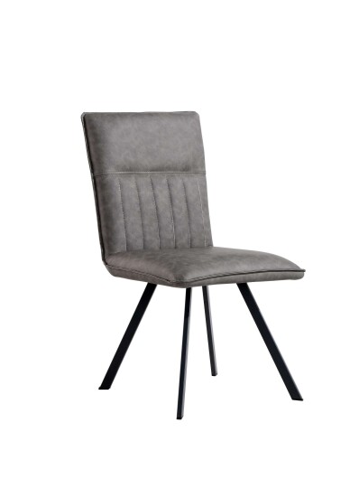 Dining Chair Grey PU