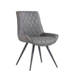 Dining Chair Grey PU