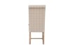 Scroll Back Dining Chair - Check Natural Wool - Image 4