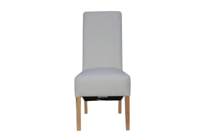 Scroll Back Dining Chair - Natural